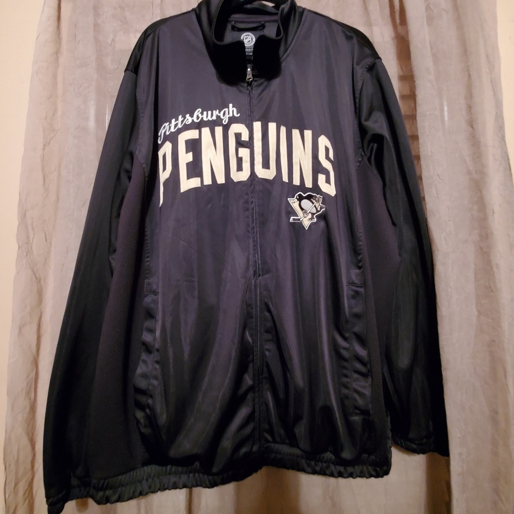 XXL Men's Pittsburgh Penguins Zip Up Jacket